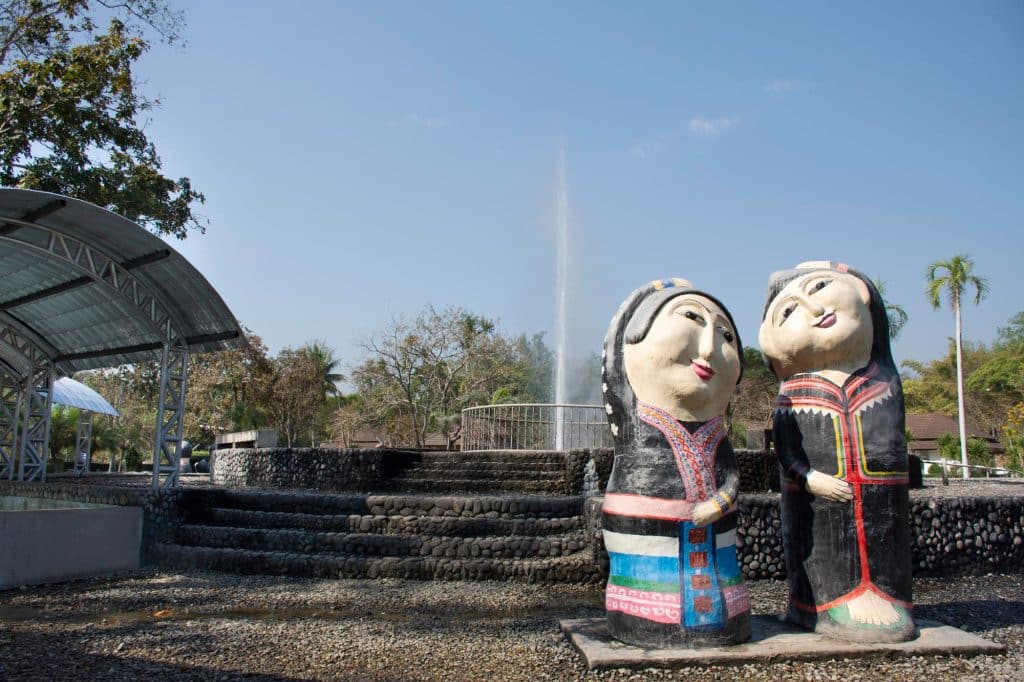 Pa tueng hot springs near Chiang Rai